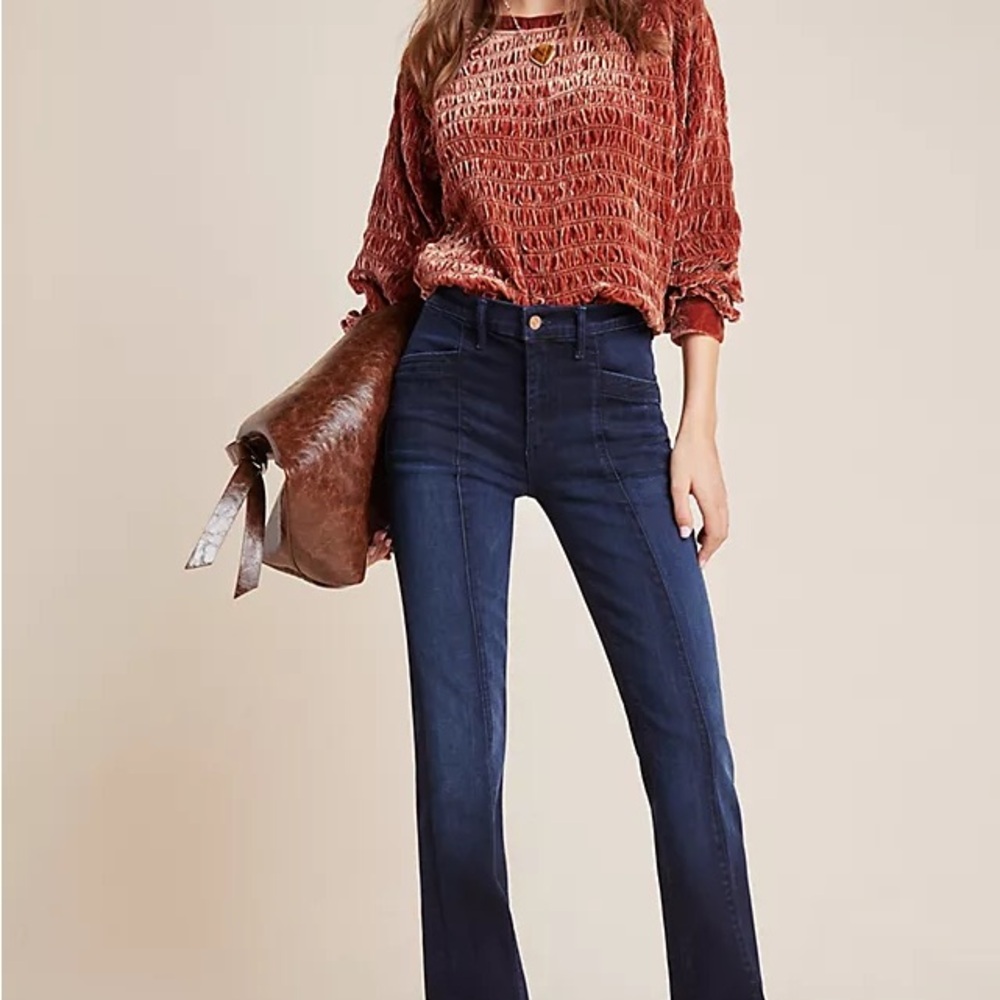 MOTHER jeans the slant drama - dark stretch